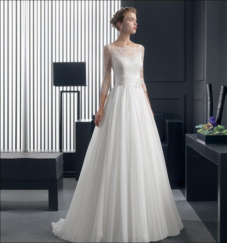 WD3040 Long Tail Wedding Dresses